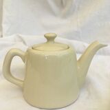 "Selfish" cream-colored teapot