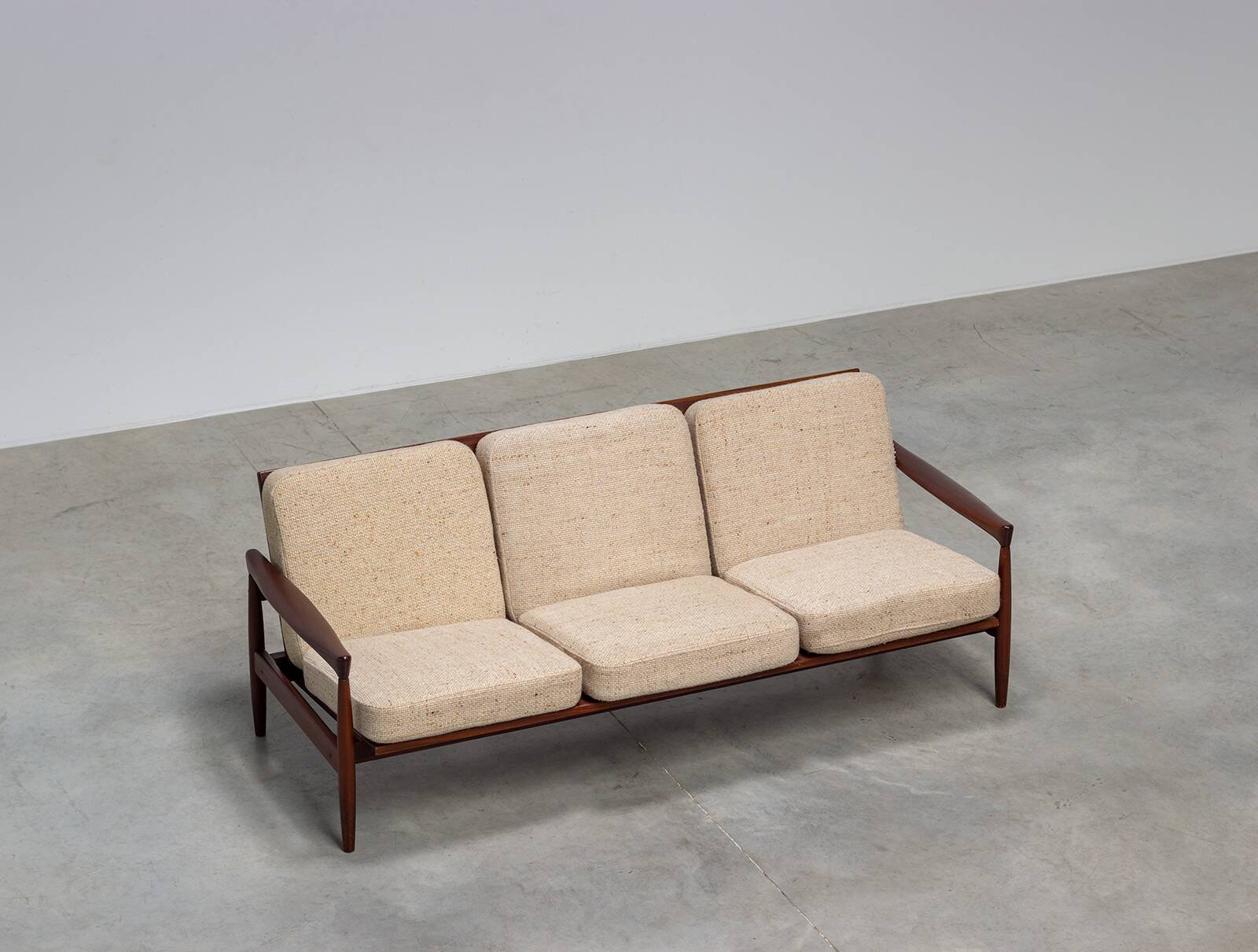 Erik Wørts for Ikea Canape Kolding teak wood 1960