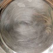 Circular plate Christofle in silver-plated metal