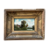 Painting old animated landscape Theodore Ghirardi nineteenth