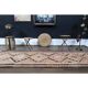 Handwoven Orange Wool Turkish Oushak Runner Rug 99x343