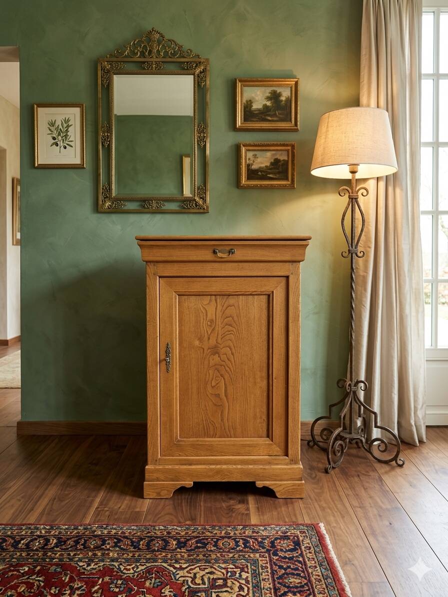 Buffet cabinet in solid elm