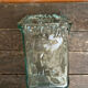Vase Ancien Design Cascade Verre Bullé Vintage #C868