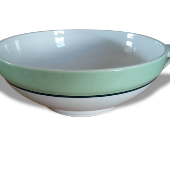 Service dishes and 4 soup plates the Amandinoise Saint Amand