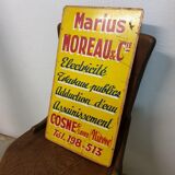 Advertising plate moreau