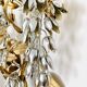 Large Hollywood Regency Palm Leaf Wall Lamp by Hans Kögl