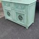 Buffet in painted and patinated mahogany wood dating from the late nineteenth century