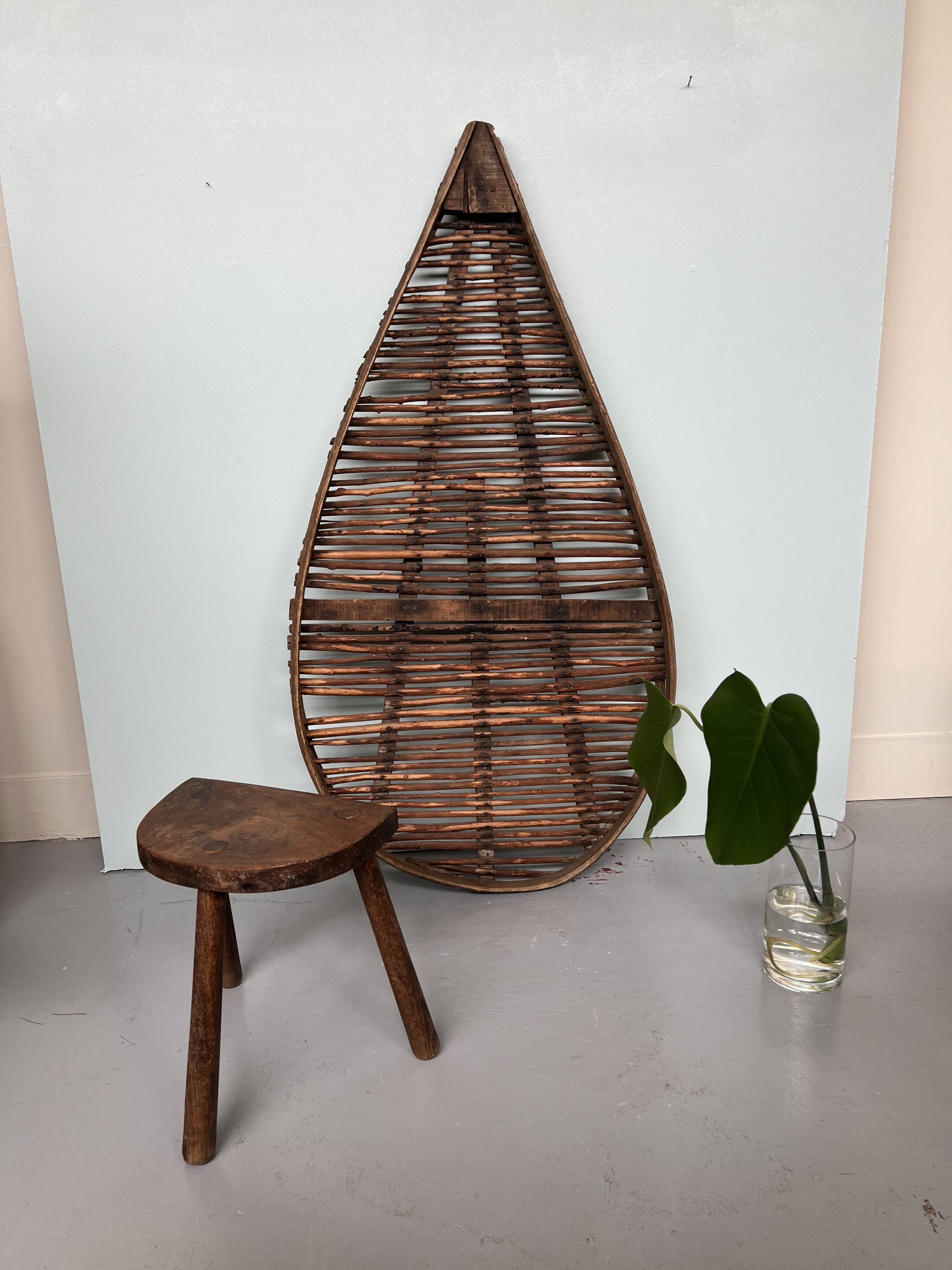 Large vintage plum rack