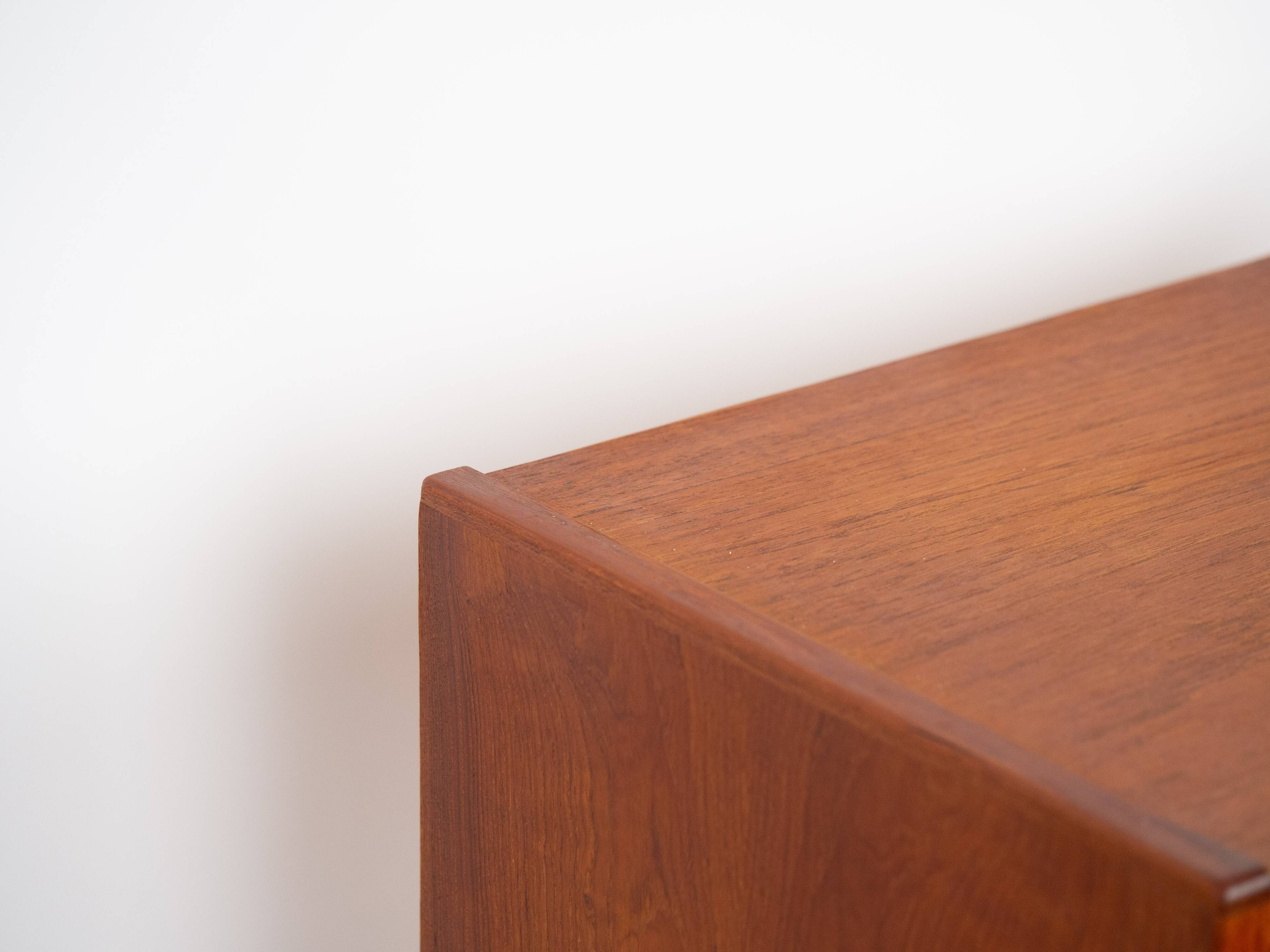 Table de chevet danoise en teck, années 1960