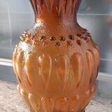 Vintage Empoli Italy Glass Vase