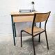 School desk with chest