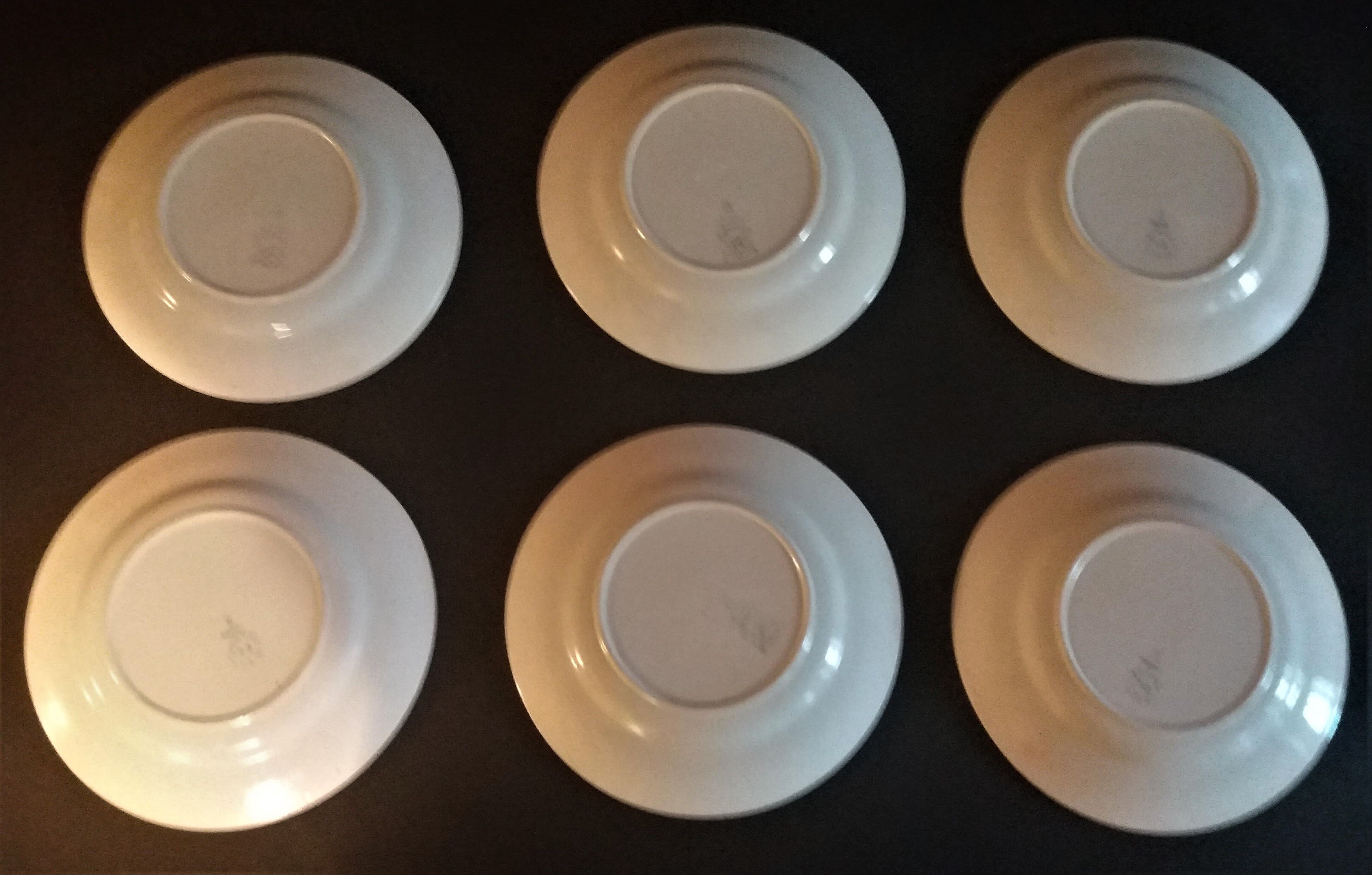 Six-plate series serves Moulin des loups Orchies model Prisca 50s
