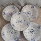 5 assiettes creuses anciennes Moustiers