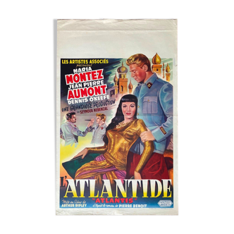 Affiche cinéma L'Atlantide 1949