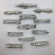12 knife holders by Edouard Sandoz for the Goldsmith Gallia-Christofle
