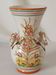 Handmade vintage faience vase from Italy