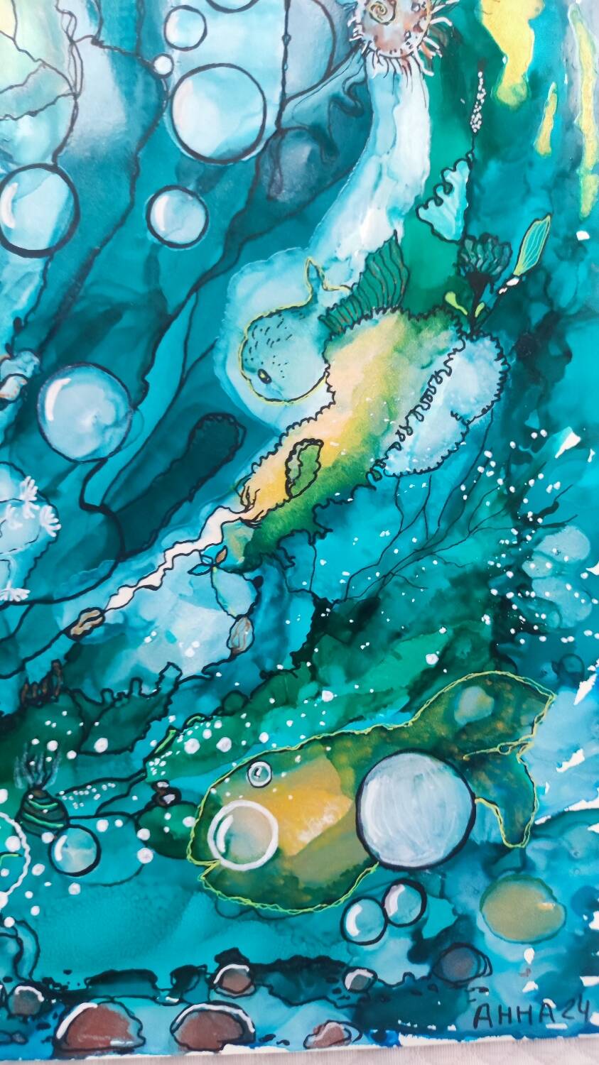 Painting the marine world