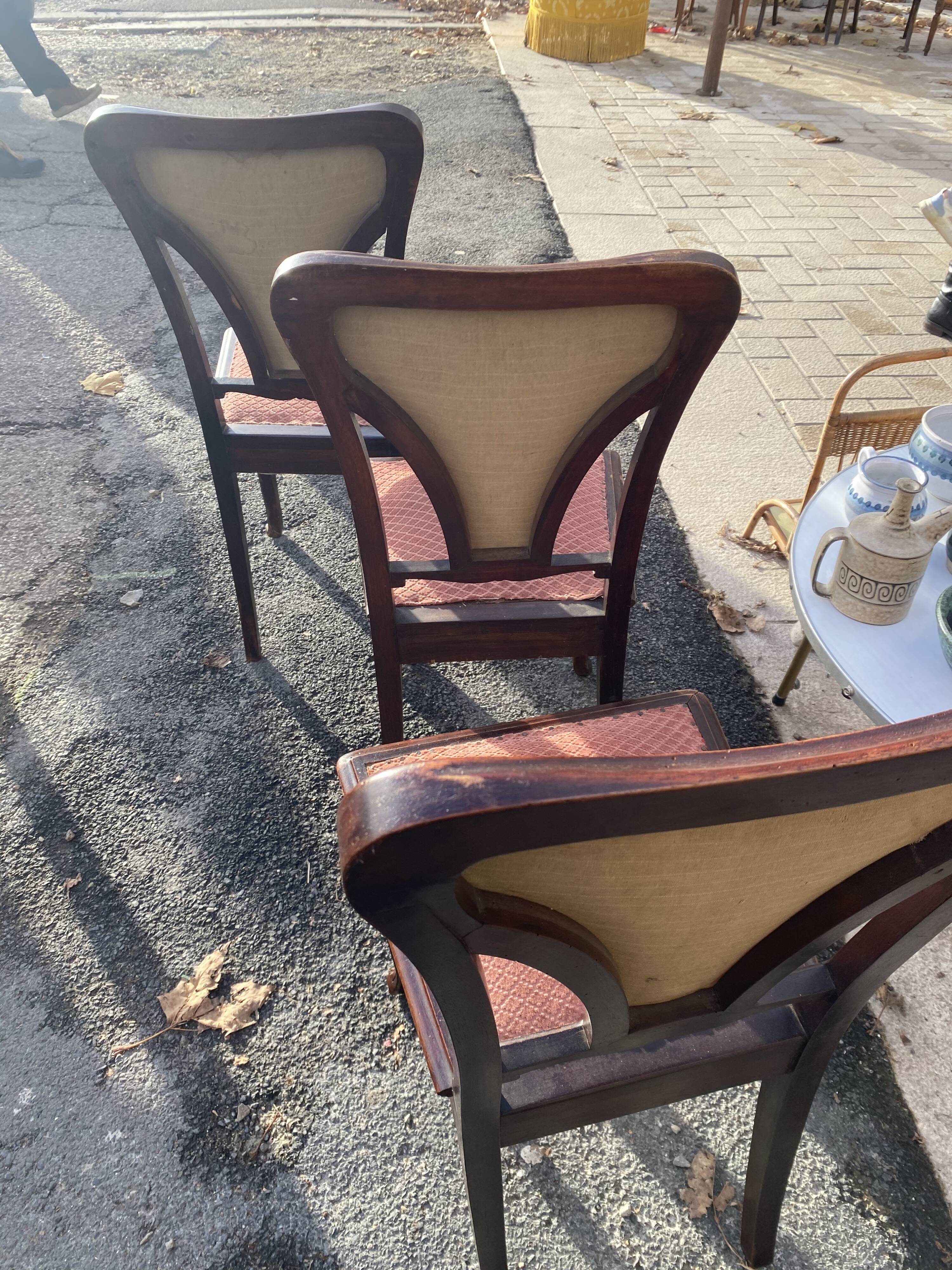Art Nouveau chairs