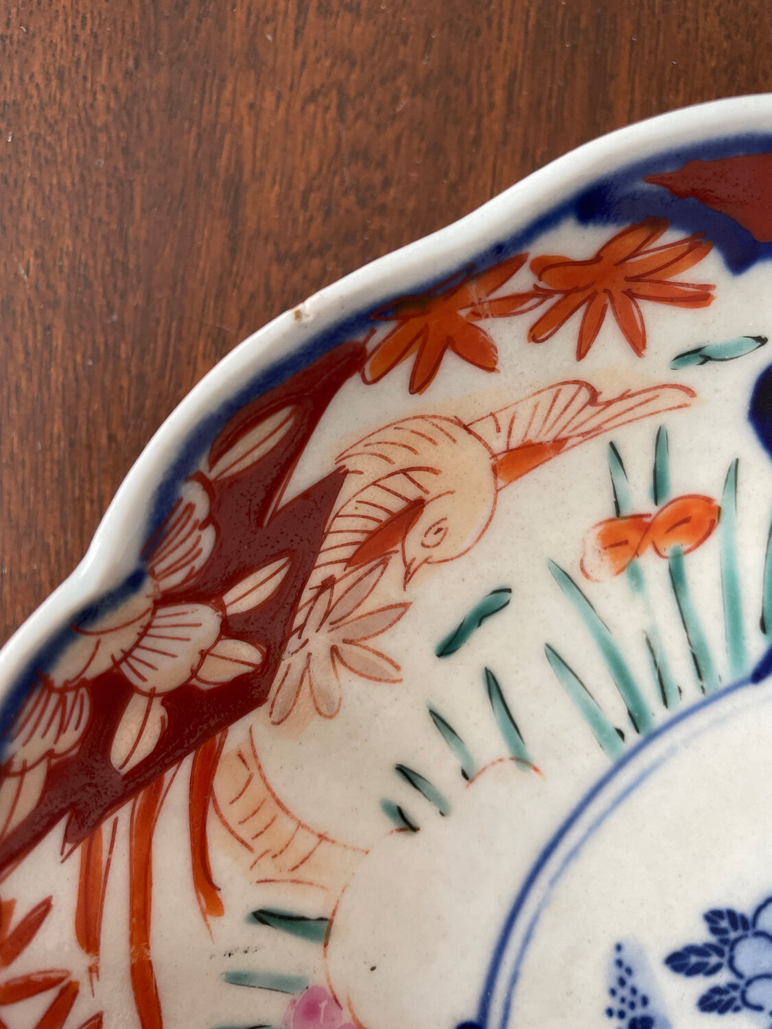 Porcelain plate Imari nineteenth century