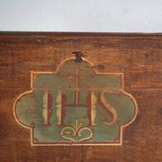Antique polychrome wedding chest – Central Europe, circa 1850