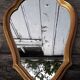 Classic golden mirror 45 x 24 cm