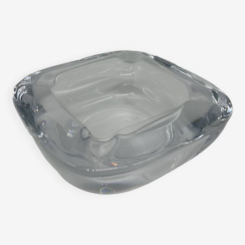 Large crystal ashtray