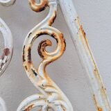 Hunting wheels gate jib bourgeois house in cast iron 19th