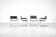 "S34" chairs by Mart Stam and Marcel Breuer for Fasem, Italy 1980s.