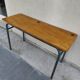 Hitler style 1960 double school desk with locker