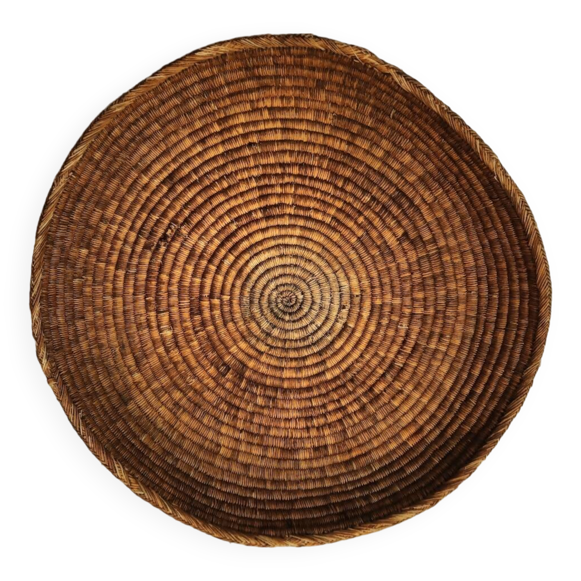 Panier corbeille en osier tressé