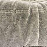 Vintage 2 and 3 seater green velvet togo set