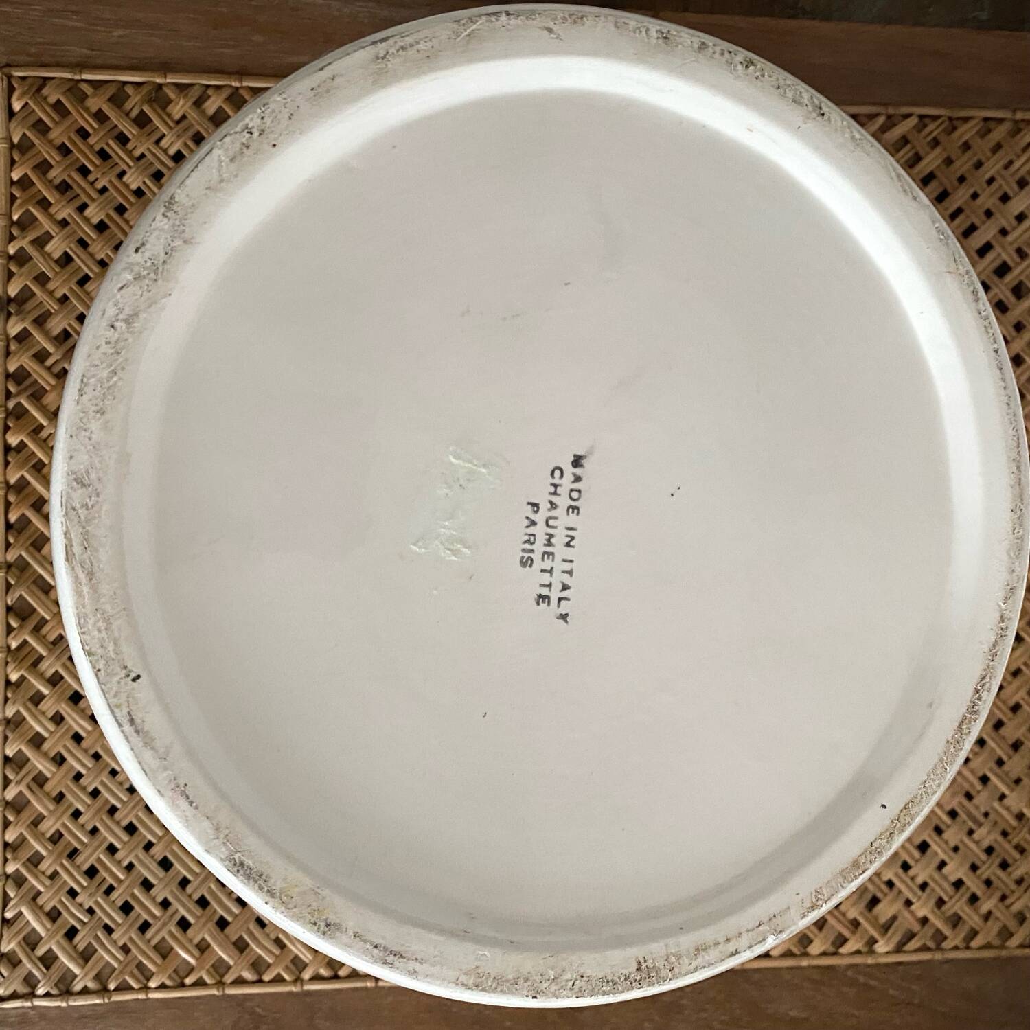 Grand cache pot en barbotine Italy- Chaumette Paris