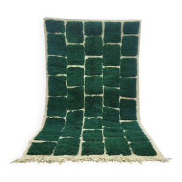 Tapis en laine marocaine fait main artisanale traditionnelle 2/3 m