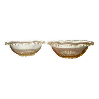 Art Deco pair of cups by Pierre d'Avesn