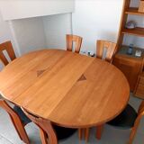 Dining table SELTZ Fagus and chairs