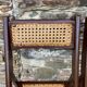 Vintage folding chairs wood and canning