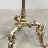 Bronze and white marble floor lamp 1960