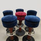 Vintage French café bar stools Art deco style