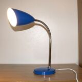 Mid century blue lamp