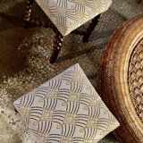 Pair of twisted foot stools