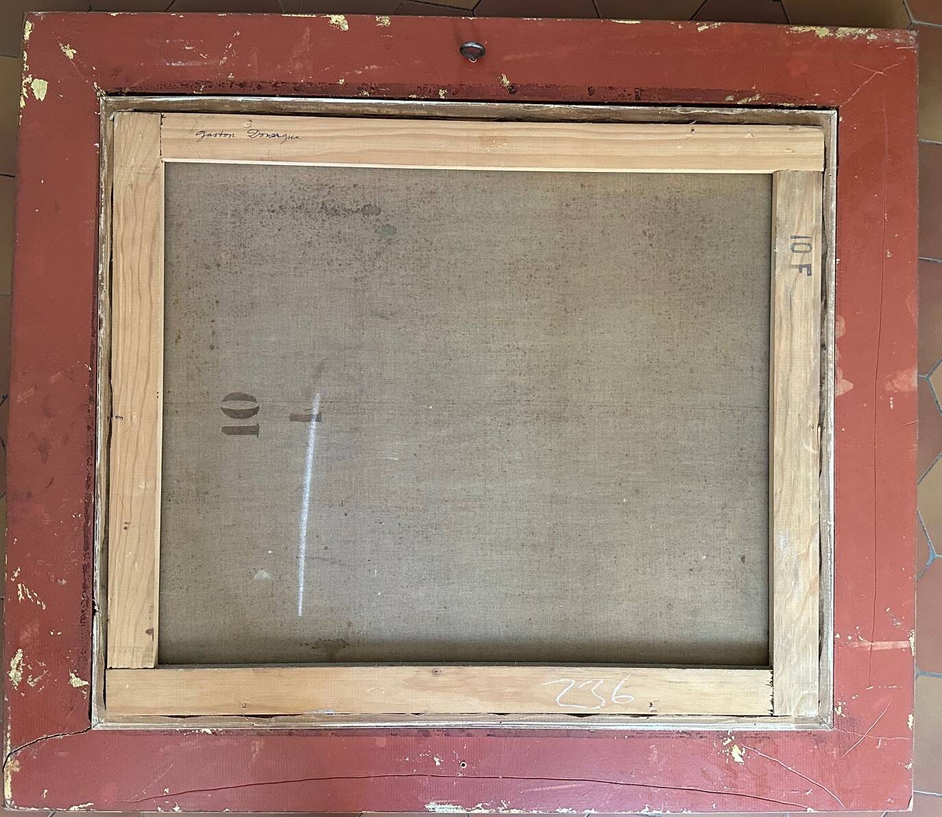 Painting "Countryside Landscape" late 19th century