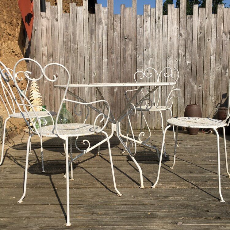 Wrought iron living room