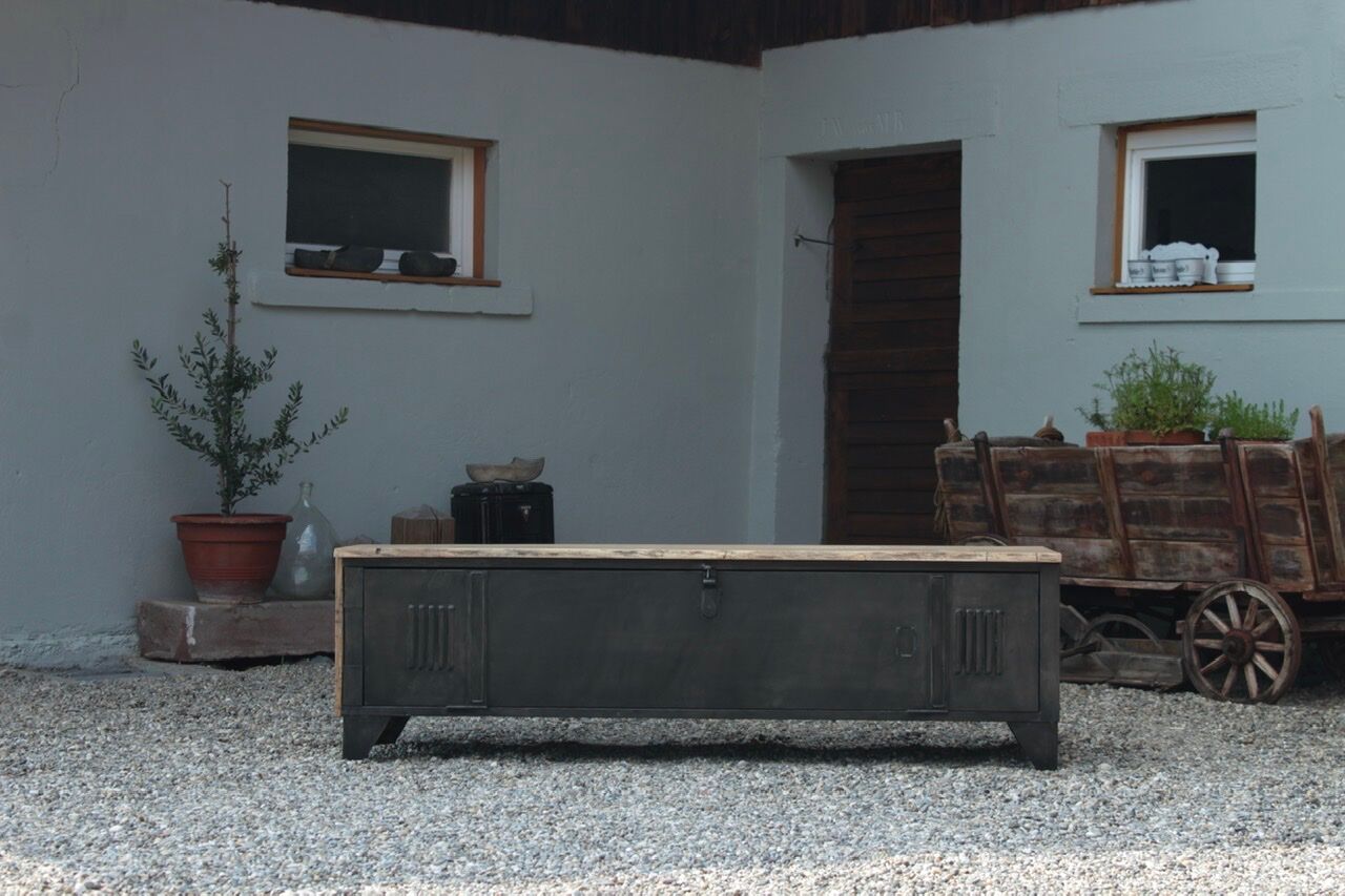 Restored industrial locker