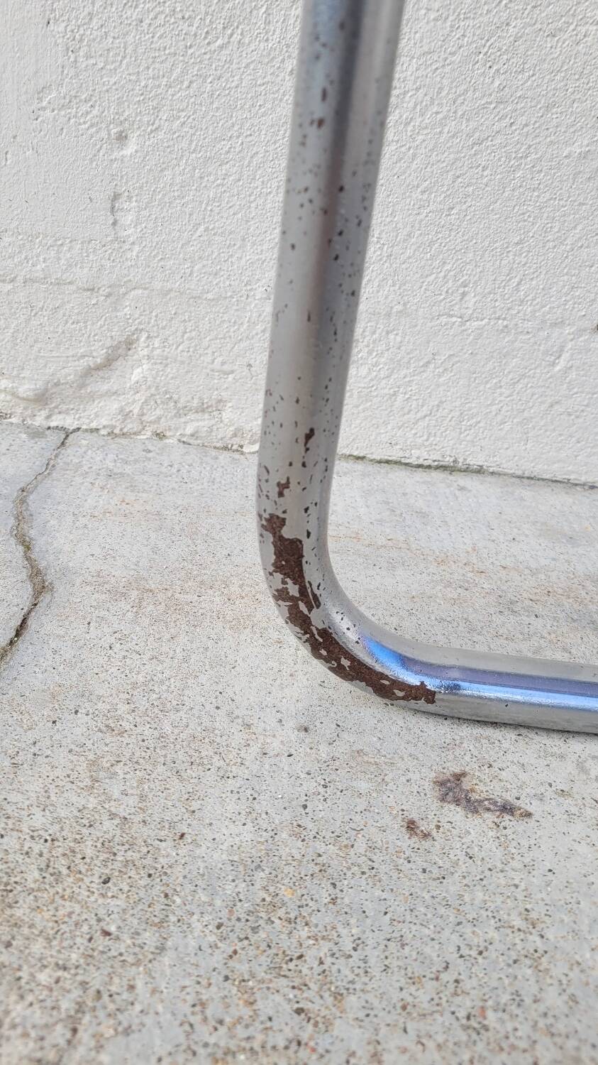 Marcel Breuer armchair model b64 cesca signed Made in Italy