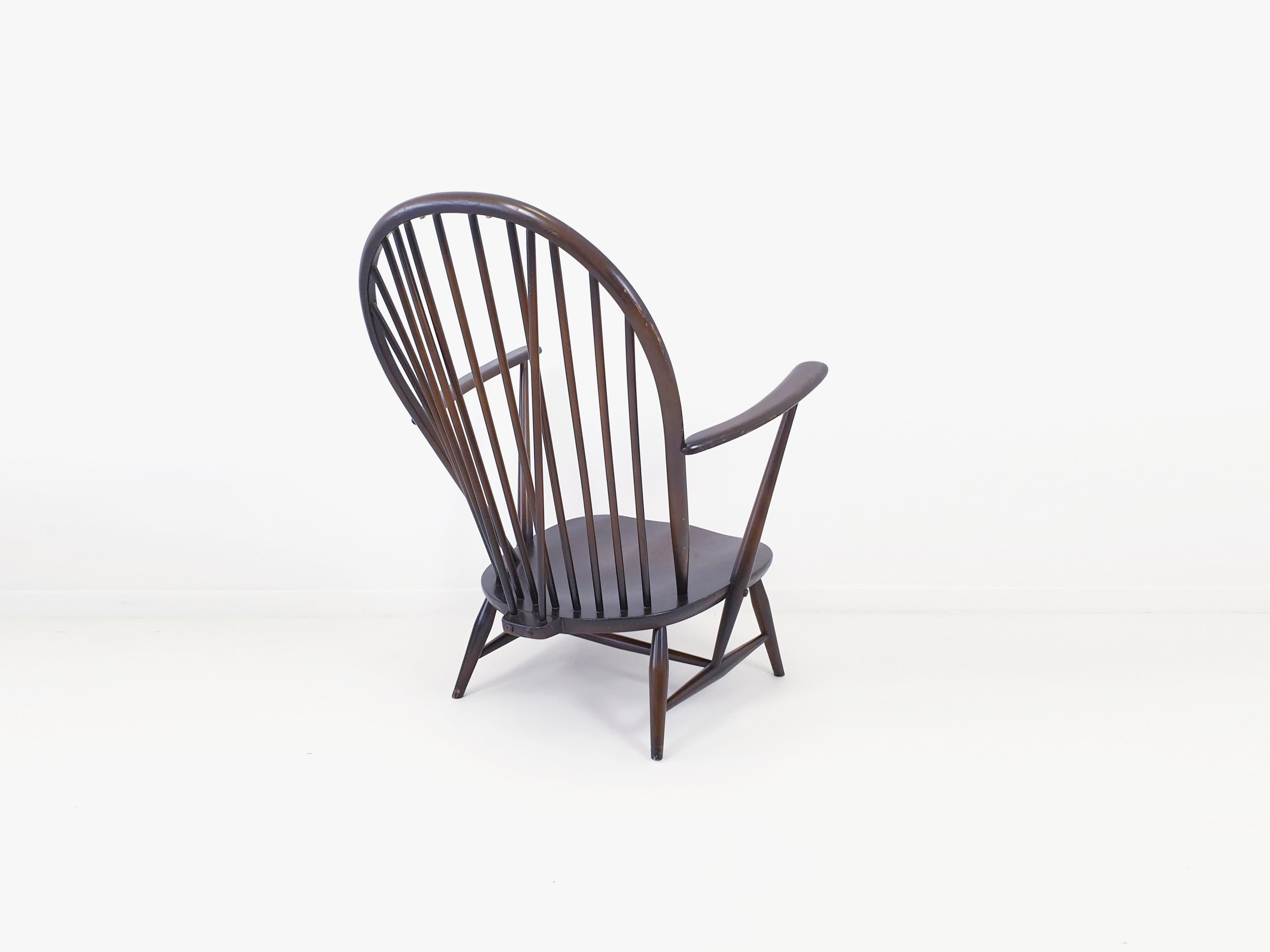 Grandfather wooden chair by Ercol 1978