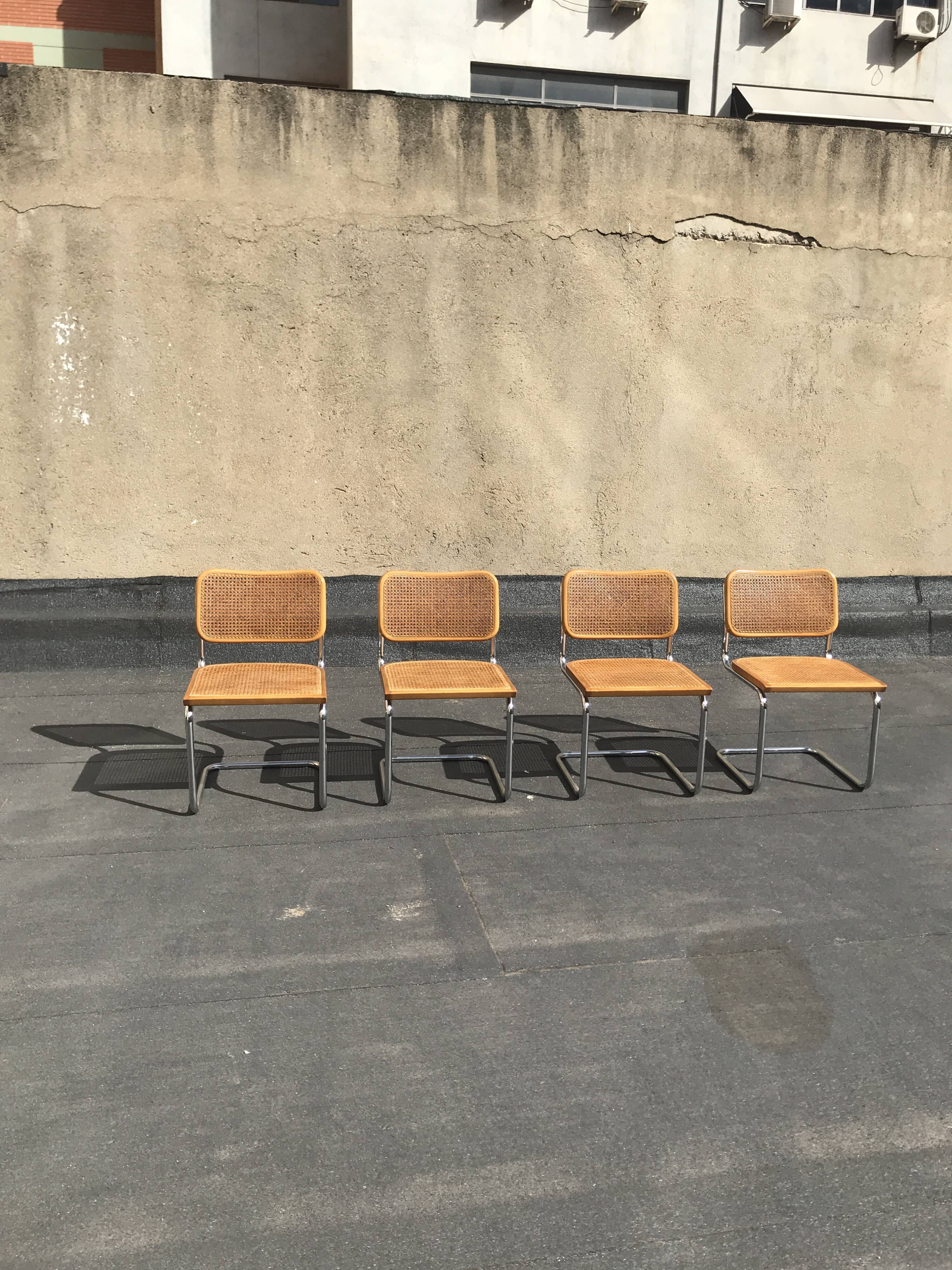 4 Cesca B32 Marcel Breuer Cidue edition