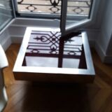 Annees 70 carree coffee table