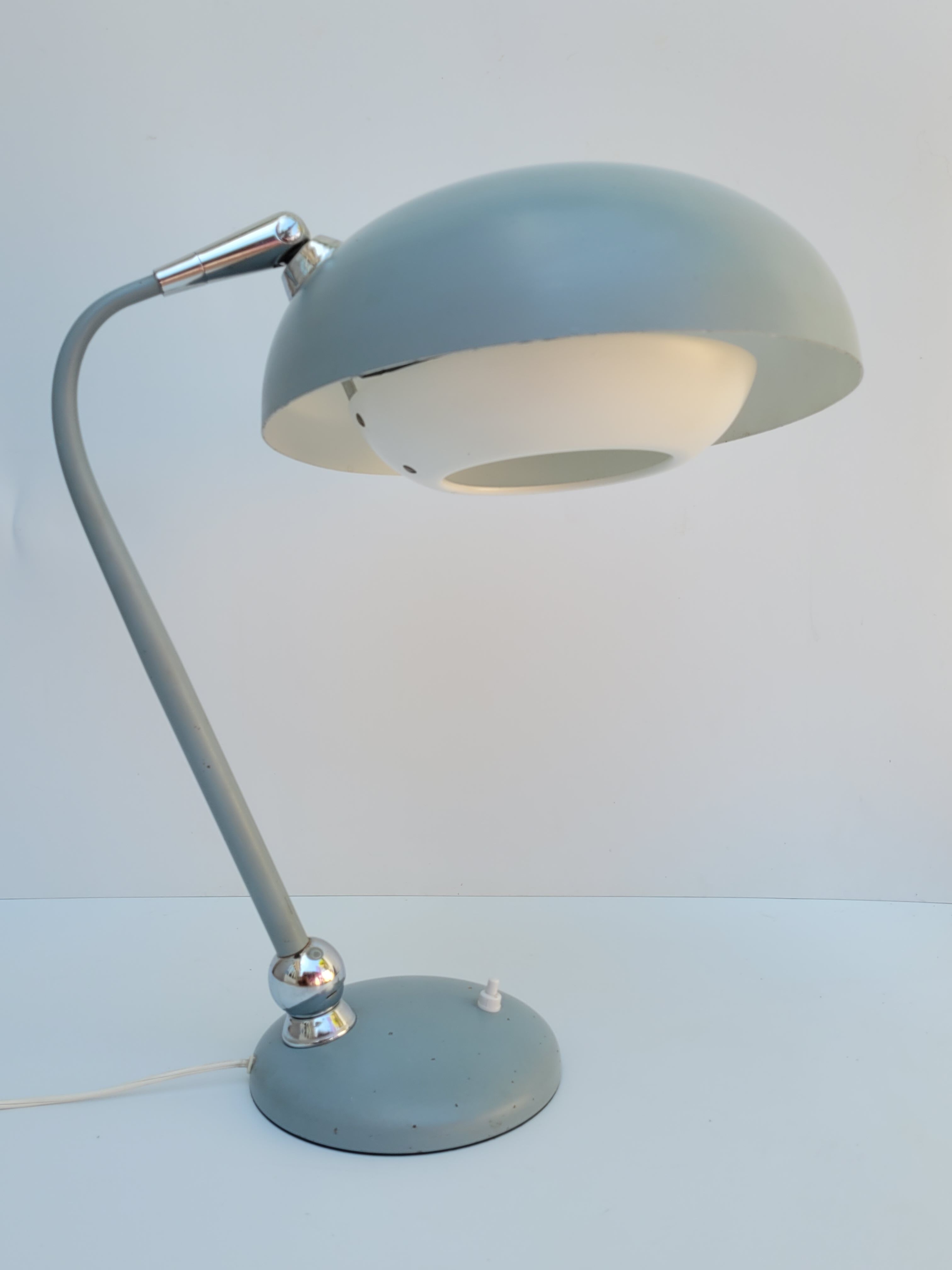 Italian articulated desk lamp Stilnovo, 1950s