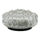 Crystal Ceiling Lamp, Wall Lamp RZB 32310 Floral Motif / Ice Glass, Germany