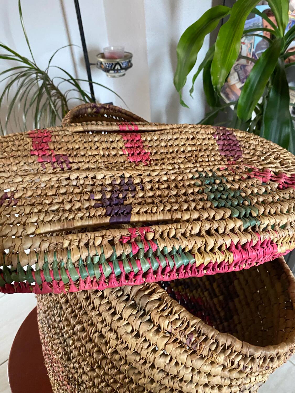 XXL bohemian basket.